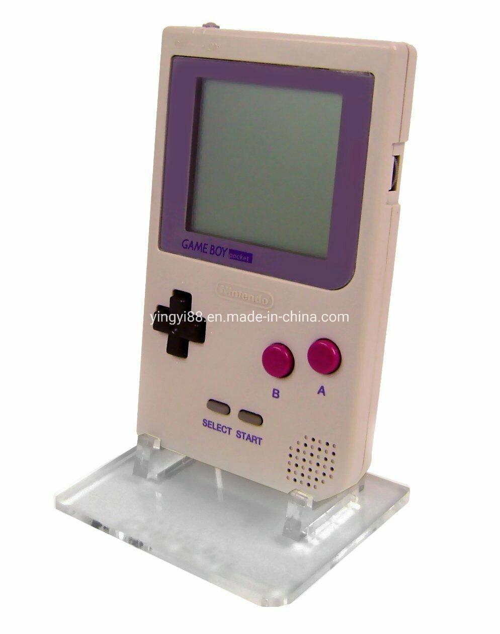 Customized Clear Acrylic Display Stand for Game Boy Console