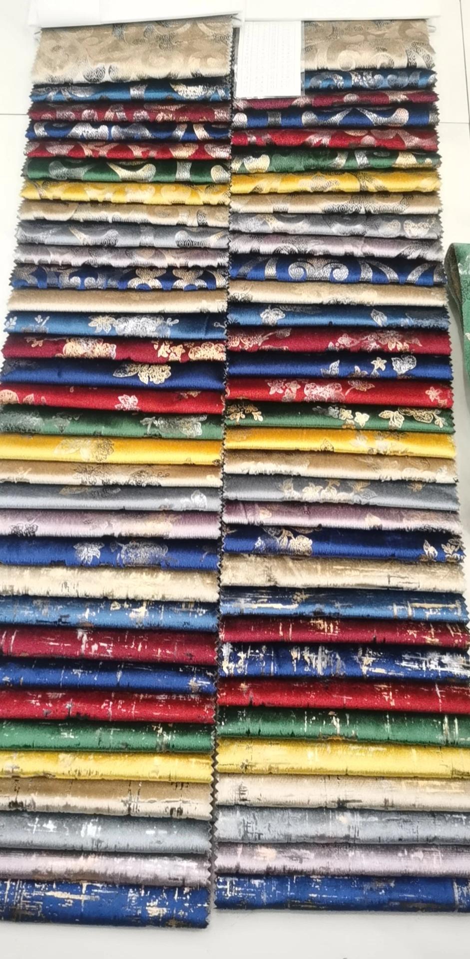 Shining Velvet Foiling New Design for Sofa Fabric