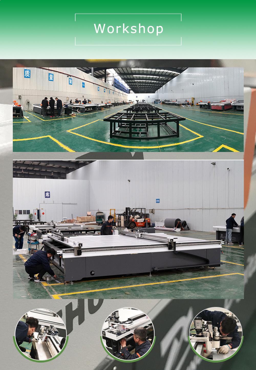 Sofa Fabric Cutting Machine Feeding Conveyor Round Knife CNC Automatic Sofa Cloth Cutter Quality High Speed Cutting Table with Mark Pen Sample Pattern Productio