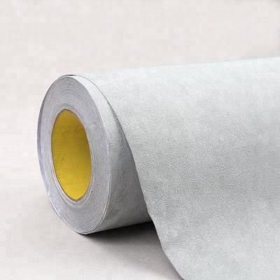 Silver Color Self-Adhesive Fabrics Big Pile for Car Seat