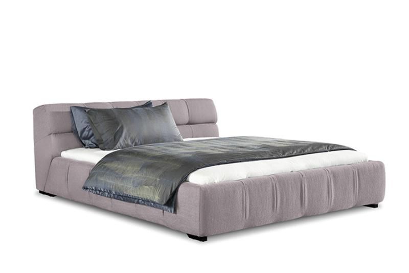 BMS Modern Contemporary Italian Unique Design Luxury Leather Bed