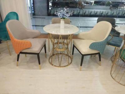 European Furniture Modern Home Metal Leg Dinning Chair