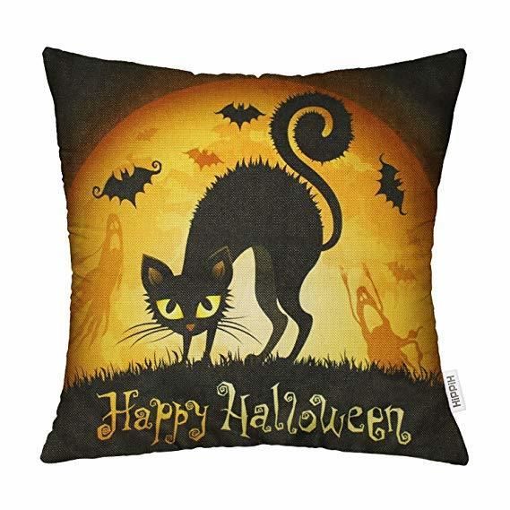 Halloween Design Digital Printing Cushion on Sofa 100% Polyester Chair Cushion