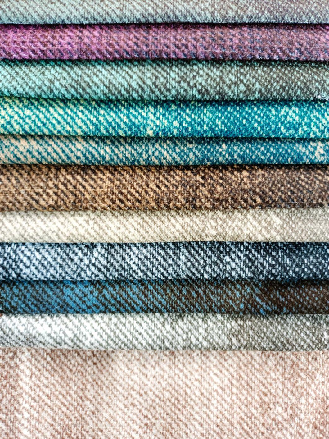 Good Quality 100% Polyester Bonded Linen Looks Sofa Fabric
