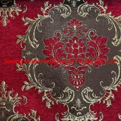 Polyester Chenille Jacquard Upholstery Fabric Sofa Fabrics Furniture Fabric Waistcoat Fabric (JAC004)