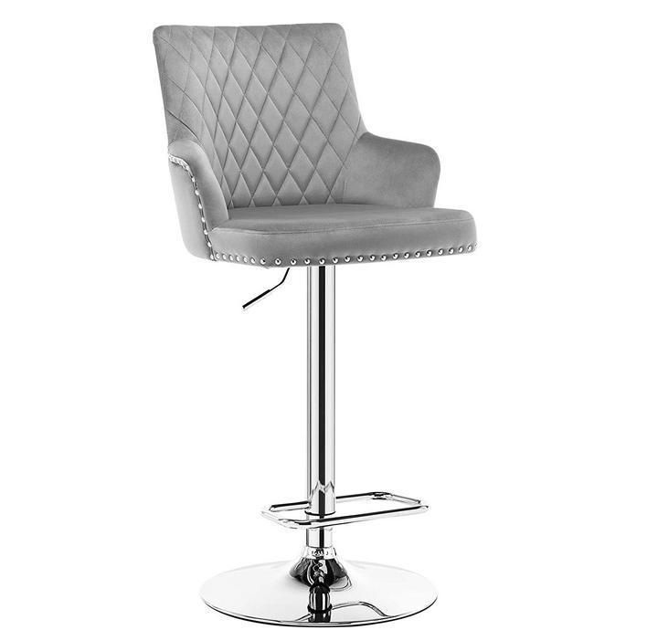 Metal Bar Stool Fabric Swivel Gas Lift Bar Chair/Office Chair/Leisure Chair