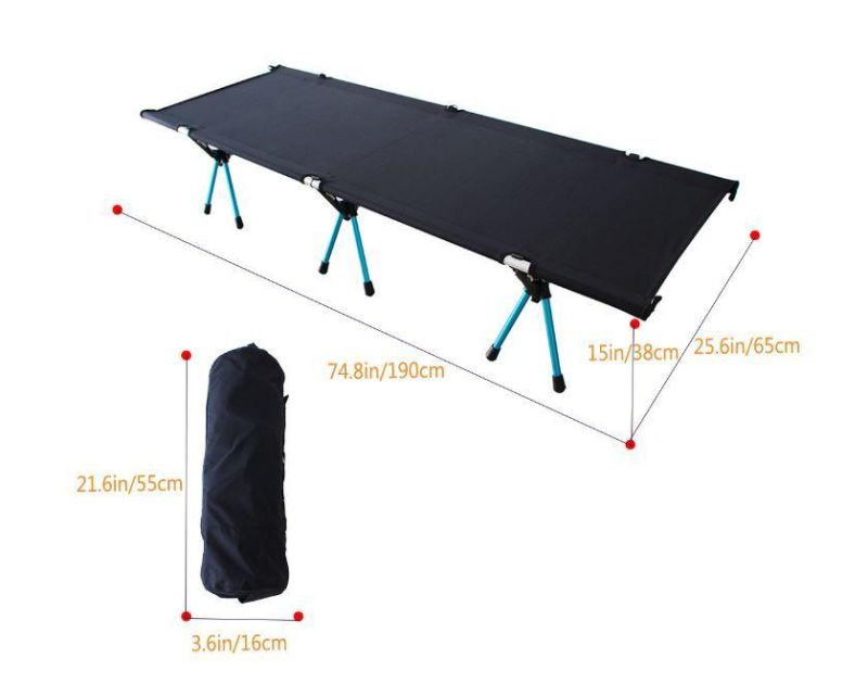 High Quality Lightweight Portable Camping Folding Bed