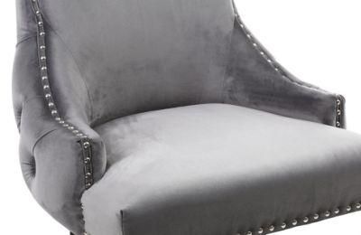 Hot Selling High Quality Velvet Lounge Chair Bedroom Chair