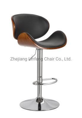 USA Best Seller Factory Direct Sales Wood Relaxing Room Bar Stool Chair