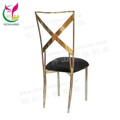 Ycx-Ss62-01 Wedding Event Stainless Steel Chairs for Sale