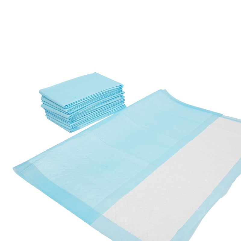 Customizable High Absorbent Blue Disposable Absorbent Hygiene Sheet Incontinence Bed Adult Personal Care Disposable Bed Pad