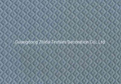 Home Textiles Classic 3D Small Grid Silk Cotton Upholstery Fabric