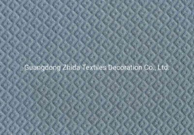 Home Textiles Classic 3D Small Grid Silk Cotton Upholstery Fabric
