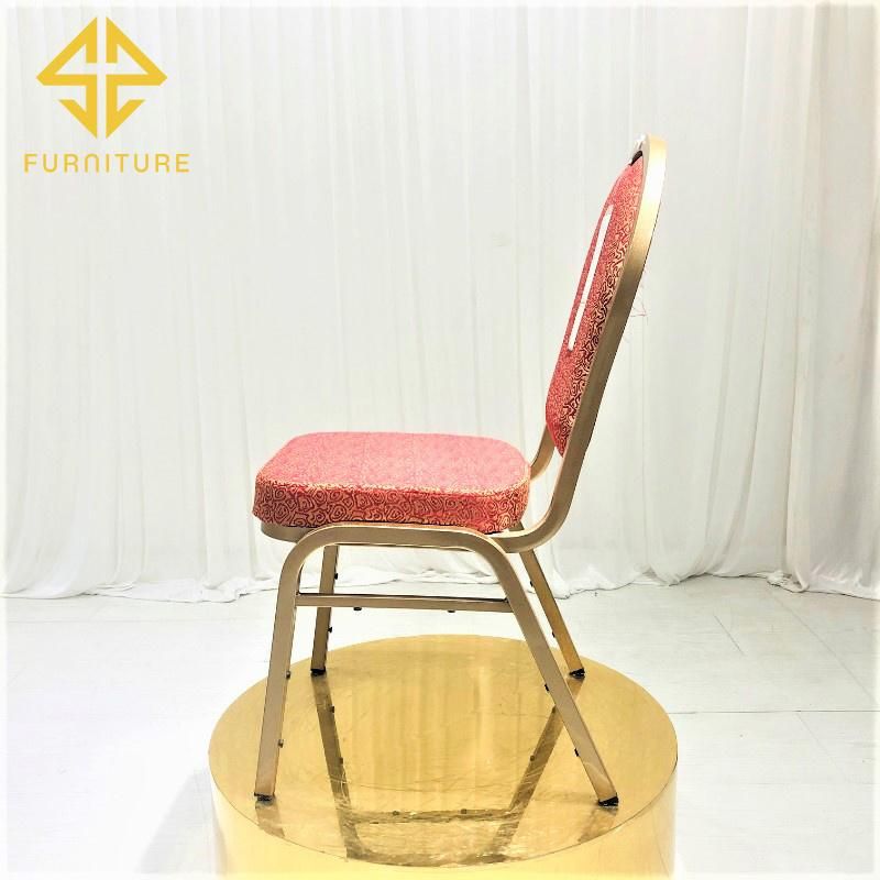 Modern High Back Fabric Dining Room Furniture Luxury Dining Hotel Chair