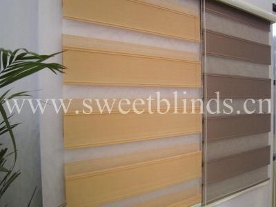 Fashionable Zebra Blinds for Roller Shade Day and Night Fabric Blinds From China Textile Distribution Center