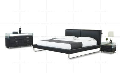 King Size Bed Double Bed Single Bed with Metal Leg for Home and Hotel Furniture Gc1702