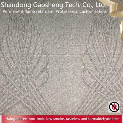 Flame Retardant 100% Polyester Jacquard Knitted Mattress Fabric