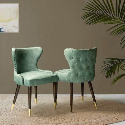 Couch Wood Frame Fabric Blue Sofa Chair with Arms