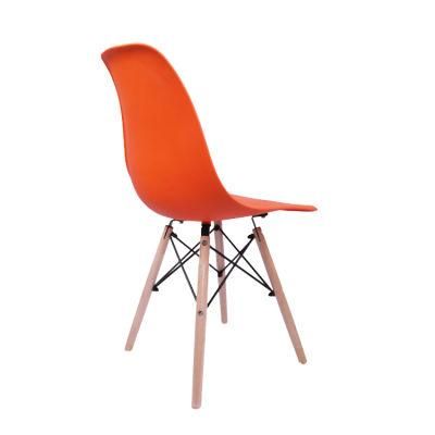 Wholesale Dining Room Furniture Simple Style Orange Plastic Chair Sillas Cadeira Plastic Chairs Sil