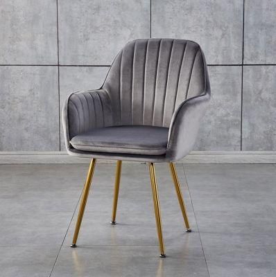 Modern Nordic Living Room Furniture Velvet Dining Chairs for Sale
