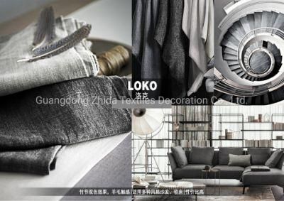 Home Textile Hot Selling Cotton Linen Sofa Covering Furniture Fabric