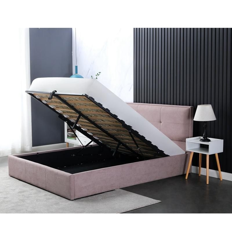 Modern Luxury Latest Queen and King Size Metal Double Bed Frames for Gaming Room