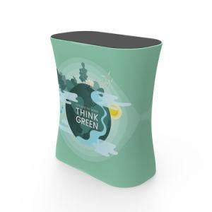 Foldable Tension Fabric Counter Display Tradeshow Promotion Counter