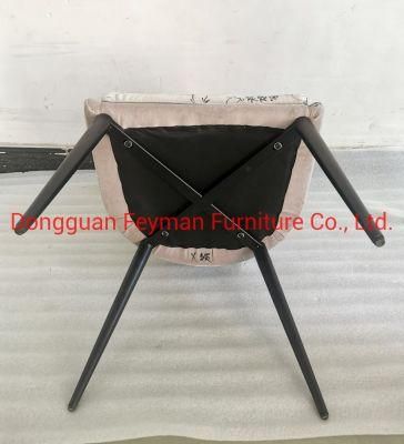 Dining Furniture Fabric Dining Chair Steel Chair Restaurant Chair