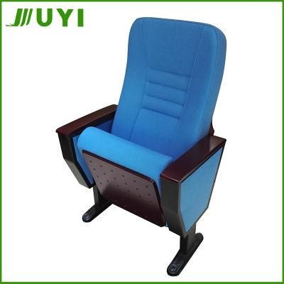 China Manufactory Price Fabric Wooden Chair Auditorium Seat Jy-998t