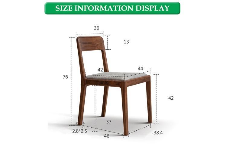 Furniture Modern Furniture Chair Home Furniture Wood Furniture New Design Modern Nordic Home Upholstered Cafe Low Back Dining Chair with Brown Wooden Leg