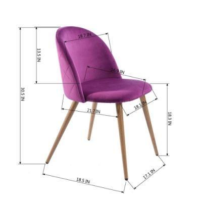 China Suppliers Dining Room Furniture Contracted Fabric Cheap Dining Chair Wholesale