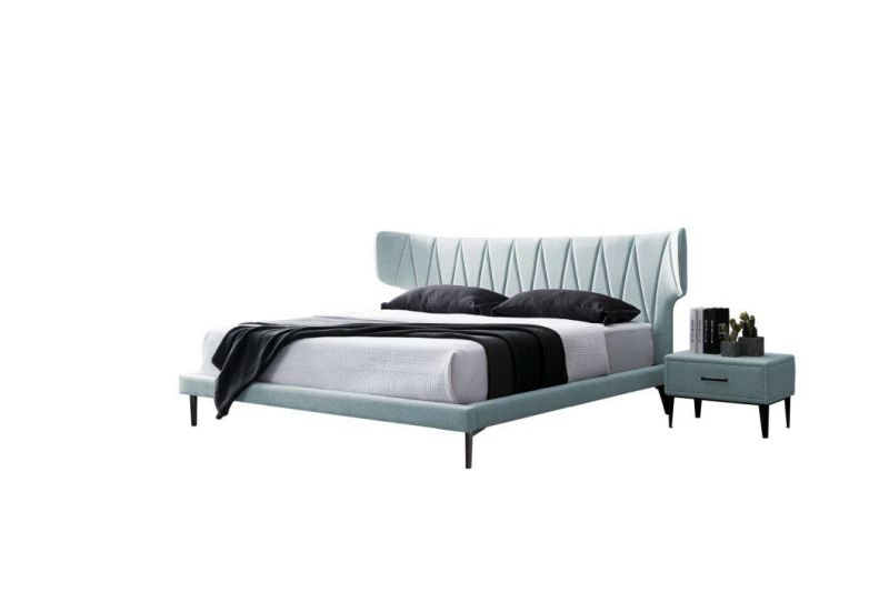 Popular New Design Bed Sofa Bed Upholstered Bed Fabric Bed New Design Bed Home Bedroom Furniture Latest Design