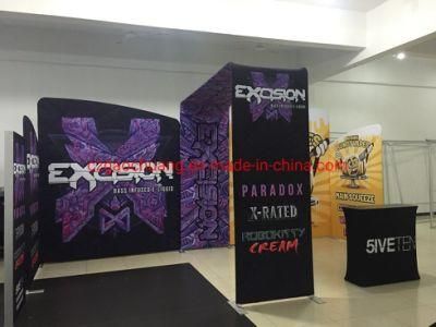 10&prime;x20&prime; Pop Ez Wave Fabric Exhibition Display Booth Stand