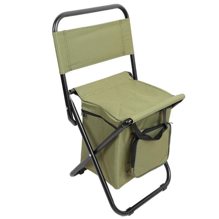 Fishing Chair Folding Chair Backpack Portable Ice Thermos Bag Folding Stool Backpack Outdoor Bifunctional Fishing Bag and Chair