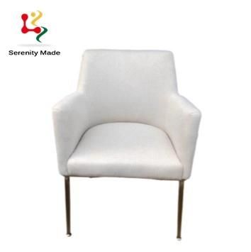 Luxury Design Hotel Room Restaurant Furniture Wooden Frame with Fabric Upholstered Indoor Dining Chair