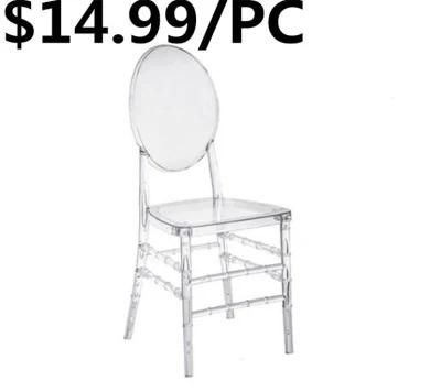 Cheapest Good Design Outdoor Garden Hote Frame Padded Chiavari Chair
