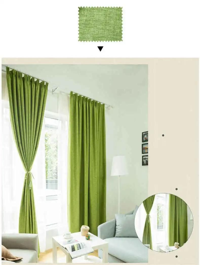 Simple Style Hot Sale Polyester Fabric Fabric Curtain Window Blind for Living Room