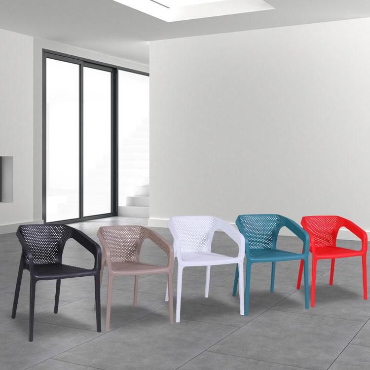 Dining Furniture for Library Restaurant Chair Festival with Light Small Modern Design Plastic Chair