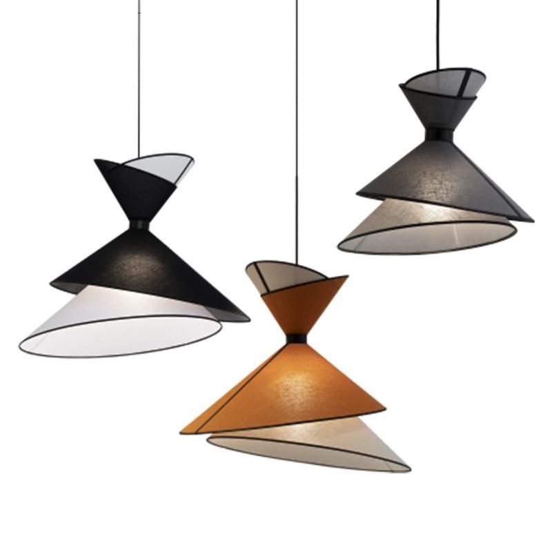 Nordic Design Indiviudal Fabric Art Decorative Pendant Light Color Lighting for The Living Room (WH-MI-165)