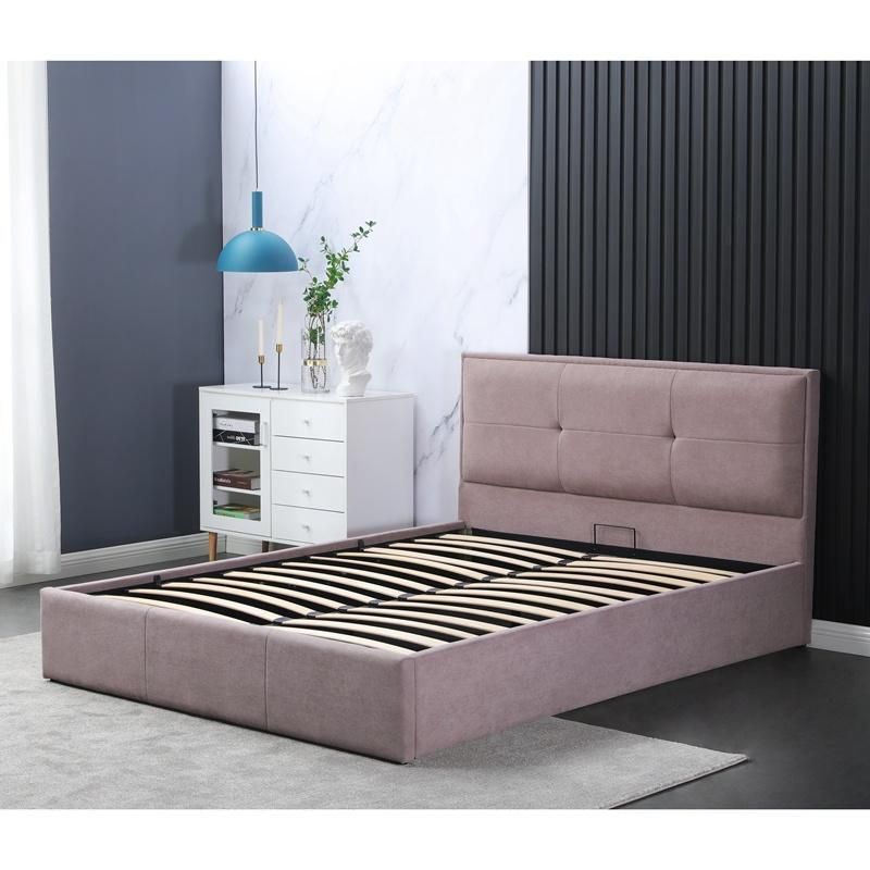 Modern Luxury Latest Queen and King Size Metal Double Bed Frames for Gaming Room