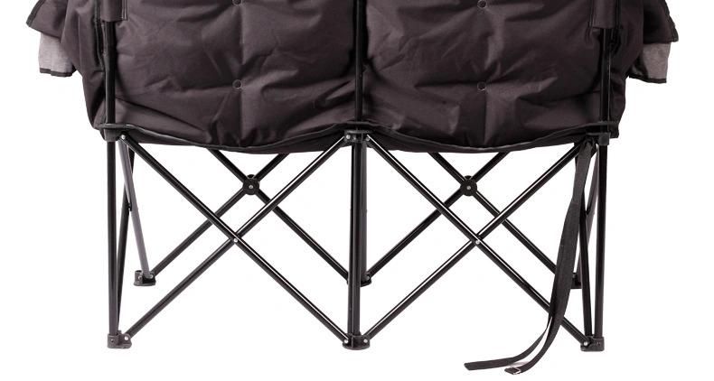 Multi Person Folding Chair Outdoor Double Folding Chair Customized Camping Leisure Beach Chair Outdoor Armchair