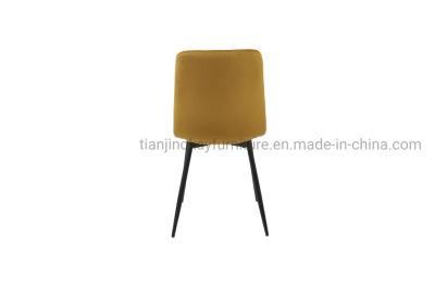 Dining Dining Chair Modern Luxury Nordic Stainless Steel Wooden Fabric Velvet Leather Dining Room Dinning Chairs Dining Chairs