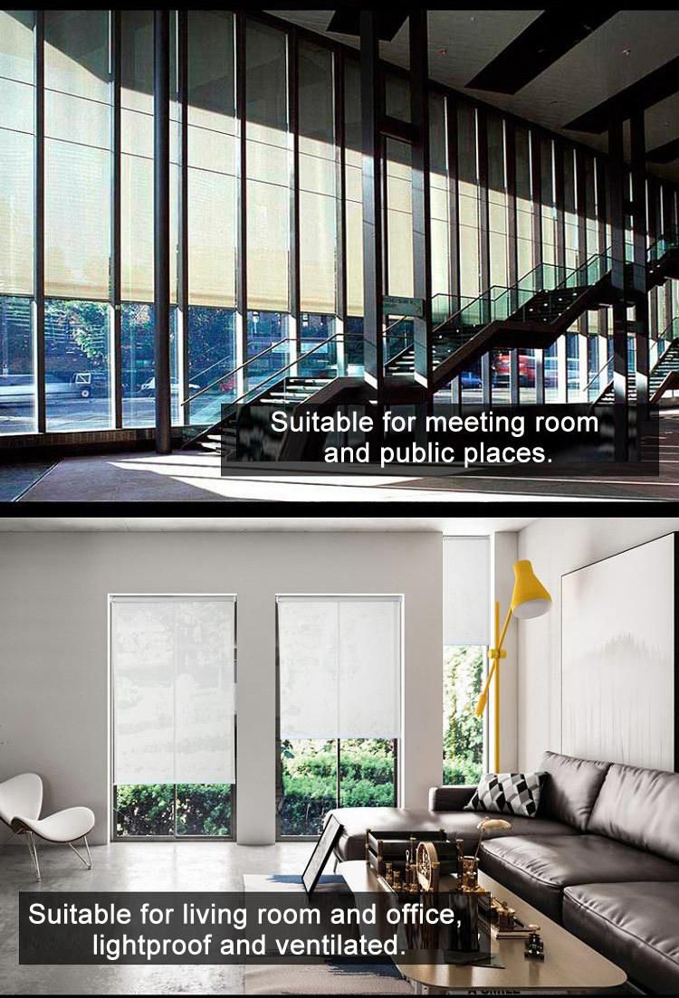 Best Quality Waterproof Fabric Solid Color Blackout Roller Blinds