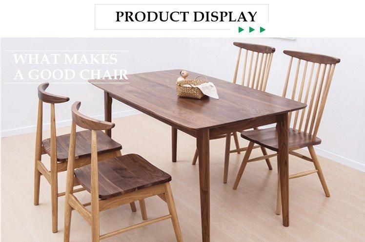 Furniture Modern Furniture Chair Home Furniture Wooden Furniture High Quality Contemporary Solid Oak Wood Design High Back Windsor Dining Room Chair