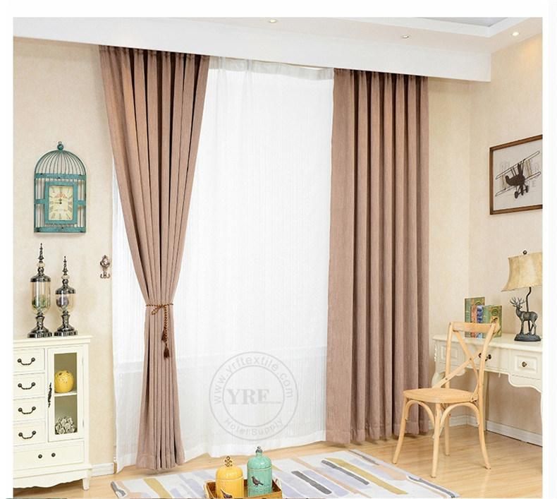 Factory Supply Fashion Style Polyester Fabric Blackout Curtain Roller Blinds for Project