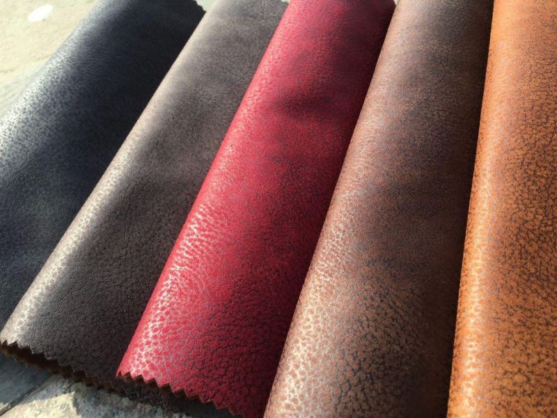 Polyester Fabric Suede Fabric for Sofa Covering (K033)