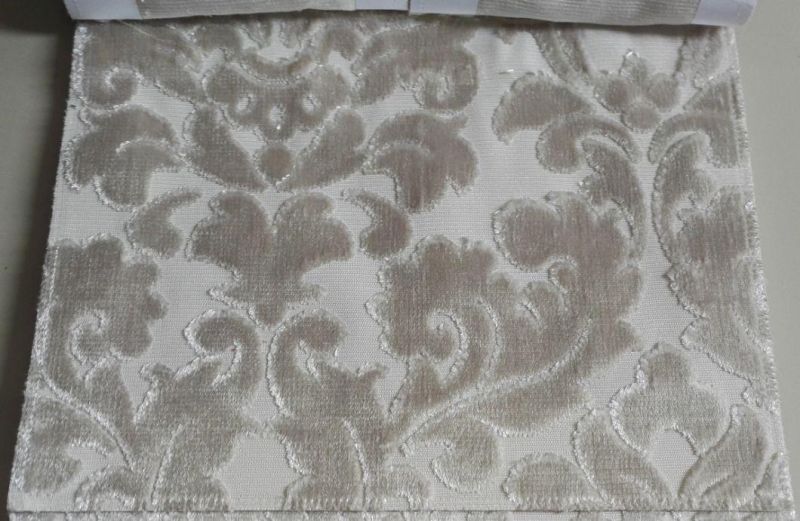 Hotel Textile New 100% Polyester Cut Velvet Upholstery Pillow Fabric
