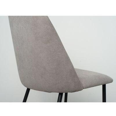 Fast Shipping Wholesale Hot Selling Metal Leg Modern Nordic Style Home Dining Room Dining Chair