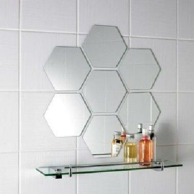 China Different Shape Bathroom Mirror Tile
