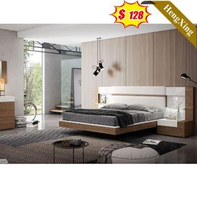 Light Luxury Modern Wooden Home Hotel Bedroom Furniture Storage Kids Bed Double King Bed Wall Bed (UL-22WB045)